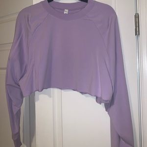 Alo women’s double take crop sweatshirt